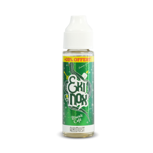 E Liquide Biscuit Café 60ml Ekinox par Airmust | Cigusto | Cigusto | Cigarette electronique, Eliquide