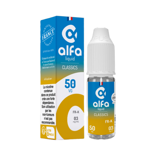 E Liquide FrK 50/50 10 ml - Alfaliquid | Cigusto | Cigarette electronique, Eliquide