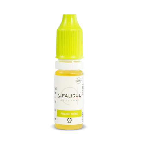 E Liquide pour cigarette electronique  Fraise Mûre 10 ml Alfaliquid | Cigusto | Cigarette electronique, Eliquide