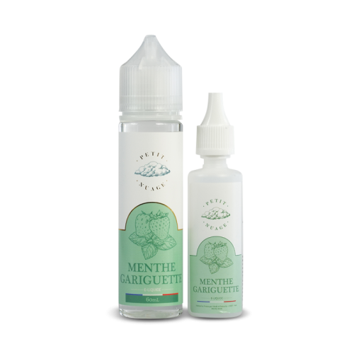 E liquide Menthe Gariguette 60ml - PRETTY CLOUD Nicotine 0mg | Cigusto | Cigarette electronique, Eliquide