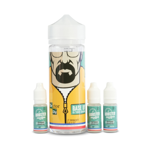 Pack Doctor DIY 200 ml | pg/vg 0/100 | 4 taux de nicotine | Cigusto | Cigarette electronique, Eliquide