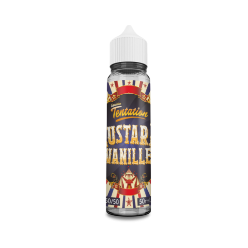 E-liquide Custard Vanille Tentation de Liquideo, e-liquide custard en flacon de 50 ml | Cigusto | Cigusto | Cigarette electronique, Eliquide