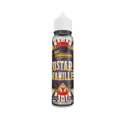 E-liquide Custard Vanille Tentation de Liquideo, e-liquide custard en flacon de 50 ml | Cigusto | Cigusto | Cigarette electronique, Eliquide