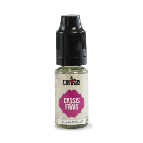 E Liquide en flacon de 10 ml Cassis Frais Cirkus VDLV | Cigusto | Cigusto | Cigarette electronique, Eliquide