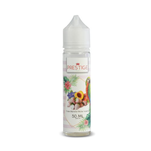  E liquide Fraise Blanche Pêche Violette 50ml - PRESTIGE Nicotine 0mg | Cigusto | Cigarette electronique, Eliquide