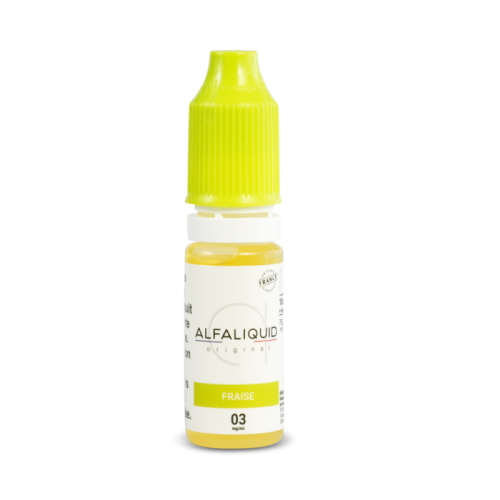 E Liquide pour cigarette electronique Fraise 10 ml Alfaliquid | Cigusto | Cigarette electronique, Eliquide