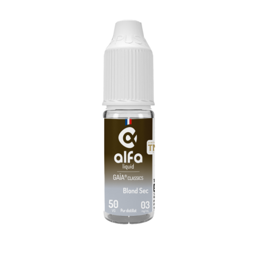 E Liquide 10 ml BLOND SEC 50/50 de la gamme gaia par Alfaliquid | Cigusto | Cigarette electronique, Eliquide