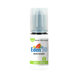 E Liquide FRUITS ROUGES 10 ml - Eden'50