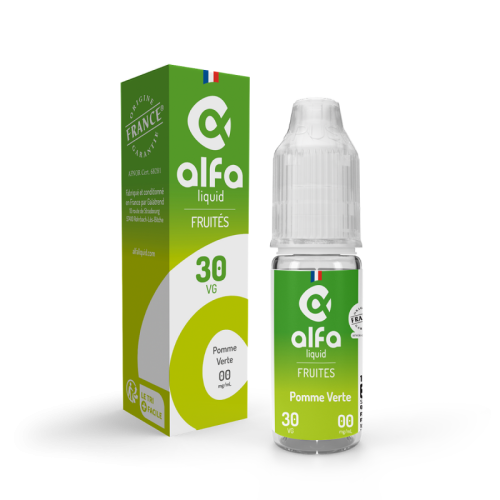 E Liquide Pomme Verte 10ml Alfaliquid | Cigusto Ecigarette | Cigusto | Cigarette electronique, Eliquide