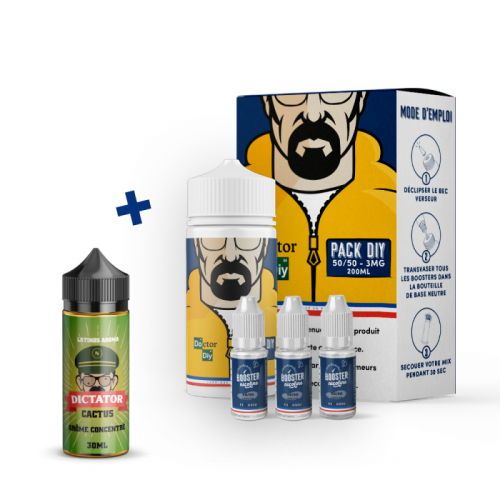 Pack DIY Dictator Cactus 230 ml 50/50 - Doctor DIY | Cigusto | Cigarette electronique, Eliquide