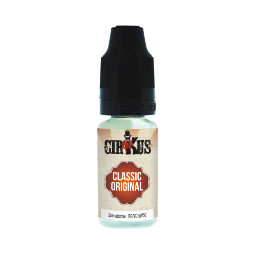 E liquide Classic Original 10ml - Cirkus Authentic | Cigusto | Cigarette electronique, Eliquide