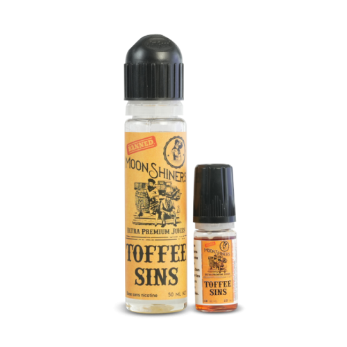 E-liquide Toffee Sins Moonshiners format 60 ml | Cigusto | Cigusto | Cigarette electronique, Eliquide