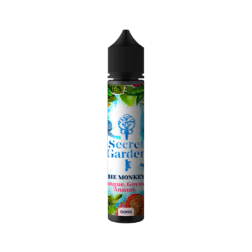 E Liquide France The Monkey 50ml Secret Garden | E cigarette | Cigusto | Cigarette electronique, Eliquide