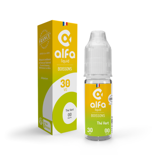 E Liquide Thé Vert 10ml Alfaliquid | Cigusto Ecigarette | Cigusto | Cigarette electronique, Eliquide