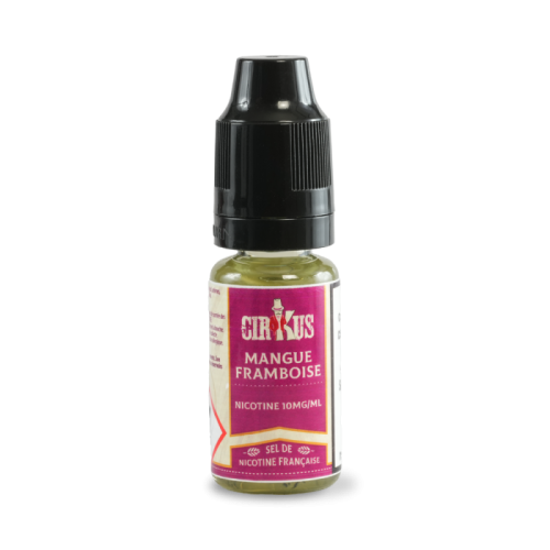 E liquide Sel de nicotine Mangue Framboise CIRKUS | Cigusto  | Cigusto | Cigarette electronique, Eliquide