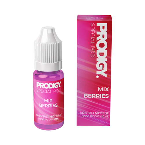 Eliquide 10 ml Mix Berries Sel de nicotine Prodigy de Vape Maker | Cigusto | Cigarette electronique, Eliquide