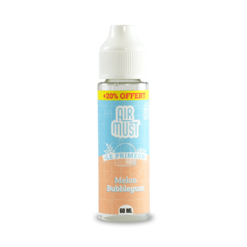 E Liquide à booster Melon Bubblegum 60 ml Airmust sans nicotine | Cigusto | Cigarette electronique, Eliquide