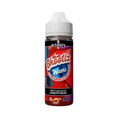 E Liquide WAOU en 170 ml de la gamme Shootiz par E Tasty | Cigusto | Cigusto | Cigarette electronique, Eliquide