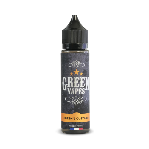 E-liquide Green Vapes Green's Custard en 50 ml, e-liquide Green Vapes à la crème custard | Cigusto | Cigusto | Cigarette electronique, Eliquide