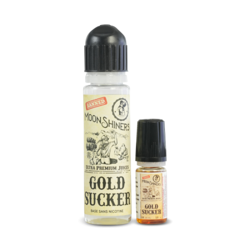 ELiquide Gold Sucker 60ml Moonshiners - Ecigarette| Cigusto | Cigusto | Cigarette electronique, Eliquide