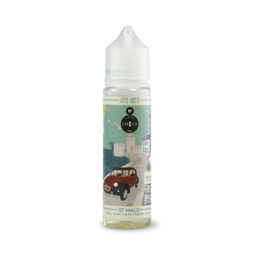 E liquide St Malo Côte Ouest 50ml - CURIEUX Nicotine mg | Cigusto | Cigarette electronique, Eliquide