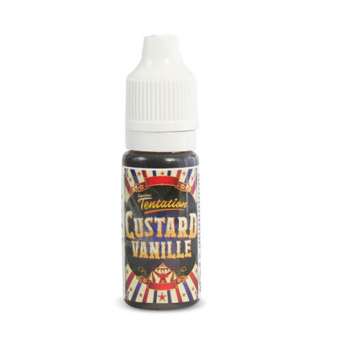 E Liquide Custard Vanille Tentation 10 ML Liquideo 4 taux de Nicotine | Cigusto | Cigarette electronique, Eliquide