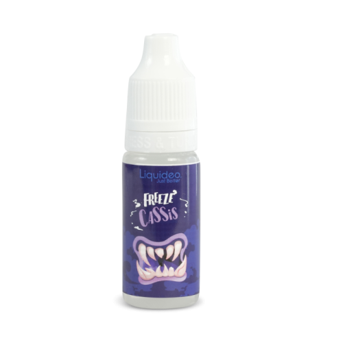 E Liquide Cassis Freeze 10 ML Liquideo 4 taux de nicotine | Cigusto | Cigarette electronique, Eliquide