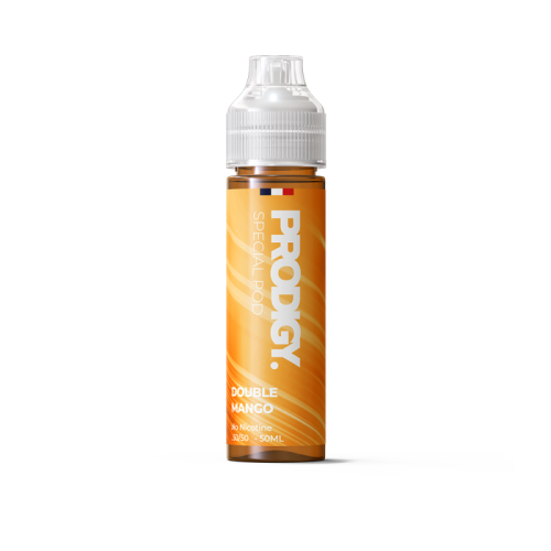 E Liquide 50 ml DOUBLE MANGUE de la gamme Prodigy de Vape Maker | Cigusto | Cigarette electronique, Eliquide