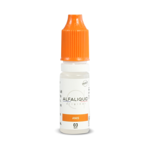 E Liquide pour cigarette electronique Anis 10 ml Alfaliquid | Cigusto | Cigarette electronique, Eliquide