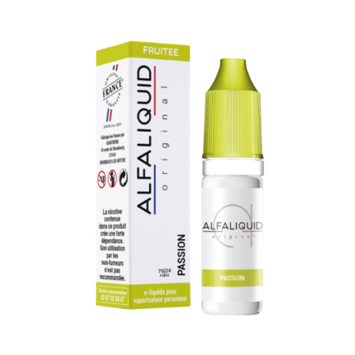 E Liquide pour cigarette electronique Passion 10 ml Alfaliquid | Cigusto | Cigarette electronique, Eliquide