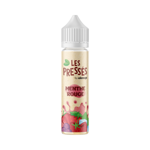 E Liquide Menthe Rouge 50 ml - Les pressés | Cigusto | Cigusto | Cigarette electronique, Eliquide