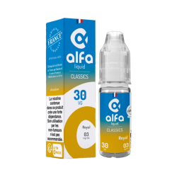 E Liquide ROYAL en flacon de 10 ml nicotiné de chez Alfaliquid | Cigusto | Cigarette electronique, Eliquide