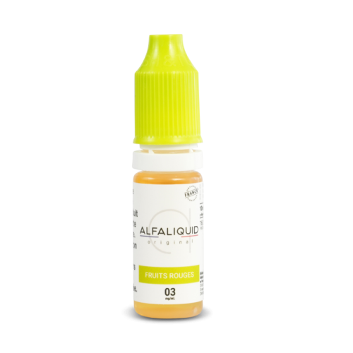 E Liquide pour cigarette electronique Fruits rouges 10 ml Alfaliquid | Cigusto | Cigarette electronique, Eliquide