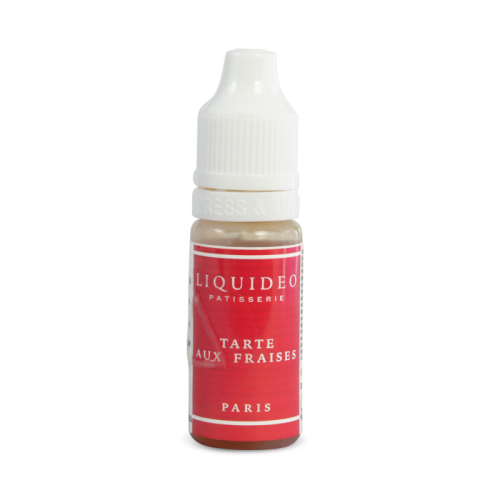 E Liquide Tarte aux Fraises Tentation 10 ML Liquideo | Cigusto | Cigarette electronique, Eliquide