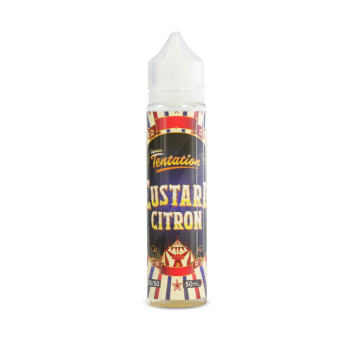 E Liquide Custard Citron Tentation 50 ML Liquideo Nicotine 0g | Cigusto | Cigarette electronique, Eliquide