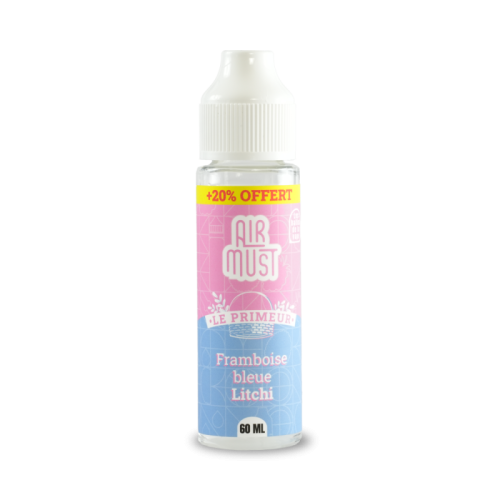 E Liquide Framboise bleue Litchi 60 ml sans nicotine Airmust | Cigusto | Cigarette electronique, Eliquide