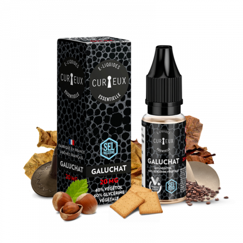 E liquide France Galuchat 20 mg Sel de Nicotine 10 ml - CURIEUX | Cigusto | Cigarette electronique, Eliquide