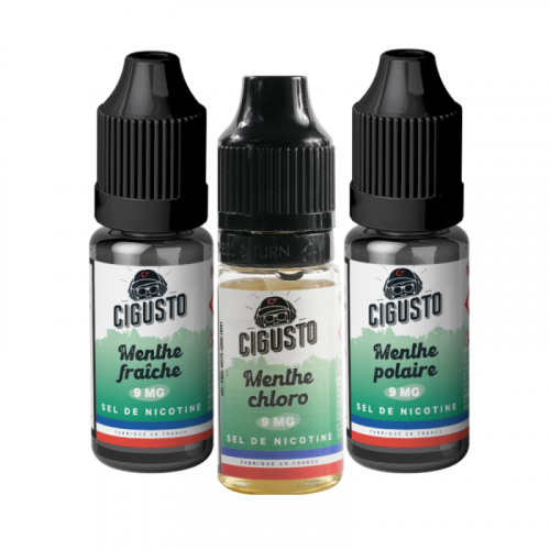 Pack Eliquide Mentholé SDN 10 ml| Cigusto Ecigarette | Cigusto | Cigarette electronique, Eliquide