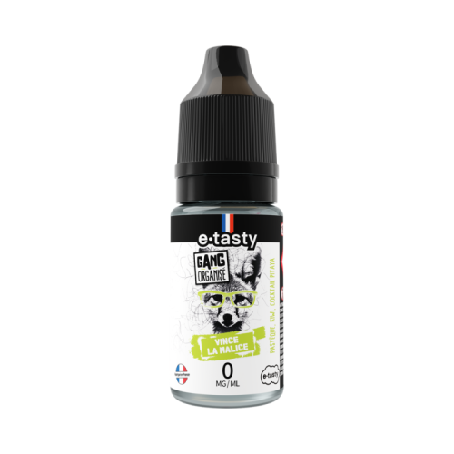 E Liquide VINCE LA MALICE 10 ml gamme Gang Organisé de E Tasty | Cigusto | Cigarette electronique, Eliquide