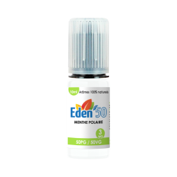 E Liquide MENTHE POLAIRE 10 ml - Eden'50