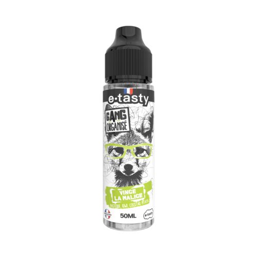 E Liquide VINCE LA MALICE 50 ml gamme Gang Organisé de E Tasty | Cigusto | Cigarette electronique, Eliquide