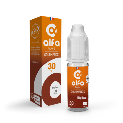 E Liquide Reglisse 70/30 10 ml - Alfaliquid | Cigusto | Cigusto | Cigarette electronique, Eliquide