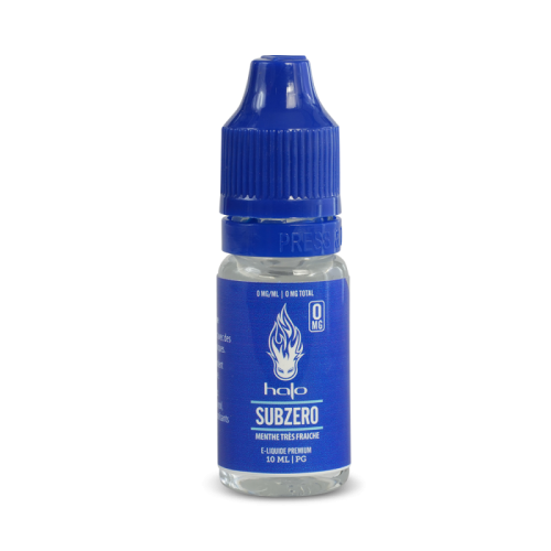 SUBZERO HALO 0ML 6 mg Menthe 60/40 USA 6 mg| Cigusto | Cigusto | Cigarette electronique, Eliquide