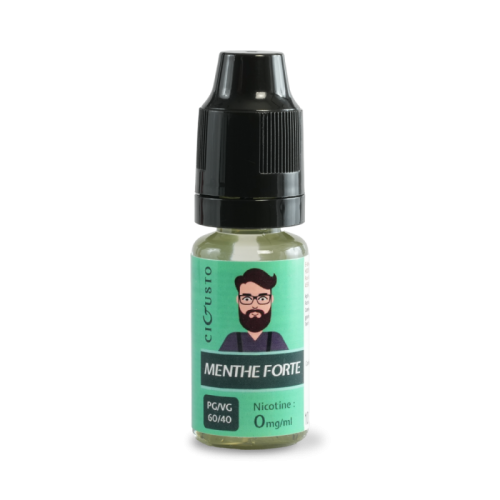 E liquide Menthe forte en flacon 10ml CIGUSTO Menthe 60/40 France | Cigusto | Cigarette electronique, Eliquide