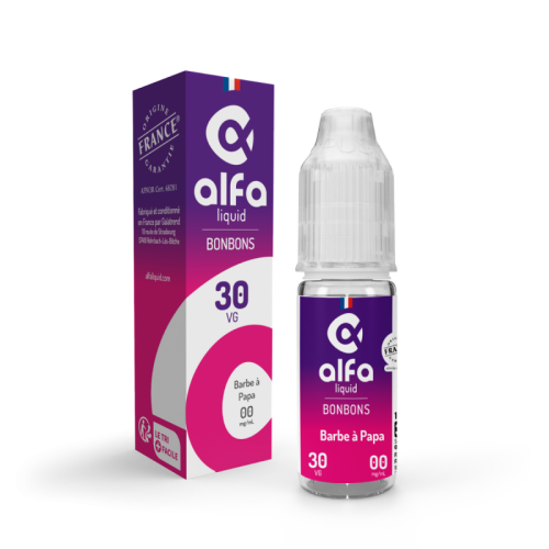 E Liquide Barbe à Papa 70/30 10 ml - Alfaliquid | Cigusto | Cigusto | Cigarette electronique, Eliquide