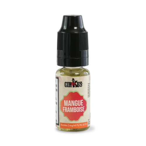 E liquide Mangue Framboise en 10 ml de CIRKUS VDLV | Cigusto | Cigusto | Cigarette electronique, Eliquide