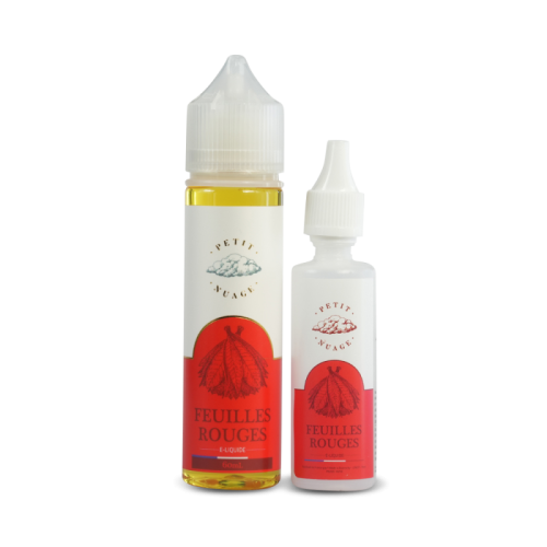 E liquide Feuilles Rouges en 60ml - PRETTY CLOUD Nicotine 0mg | Cigusto | Cigarette electronique, Eliquide