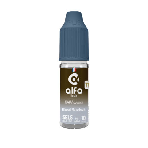 E Liquide SDN en 10 ml BLOND MENTHOLE gamme Gaia de Alfaliquid | Cigusto | Cigarette electronique, Eliquide